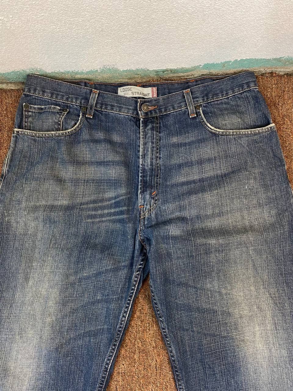 Levi's vintage levis 569 loose straight distressed denim Size US 40 / EU 56 - 8 Thumbnail