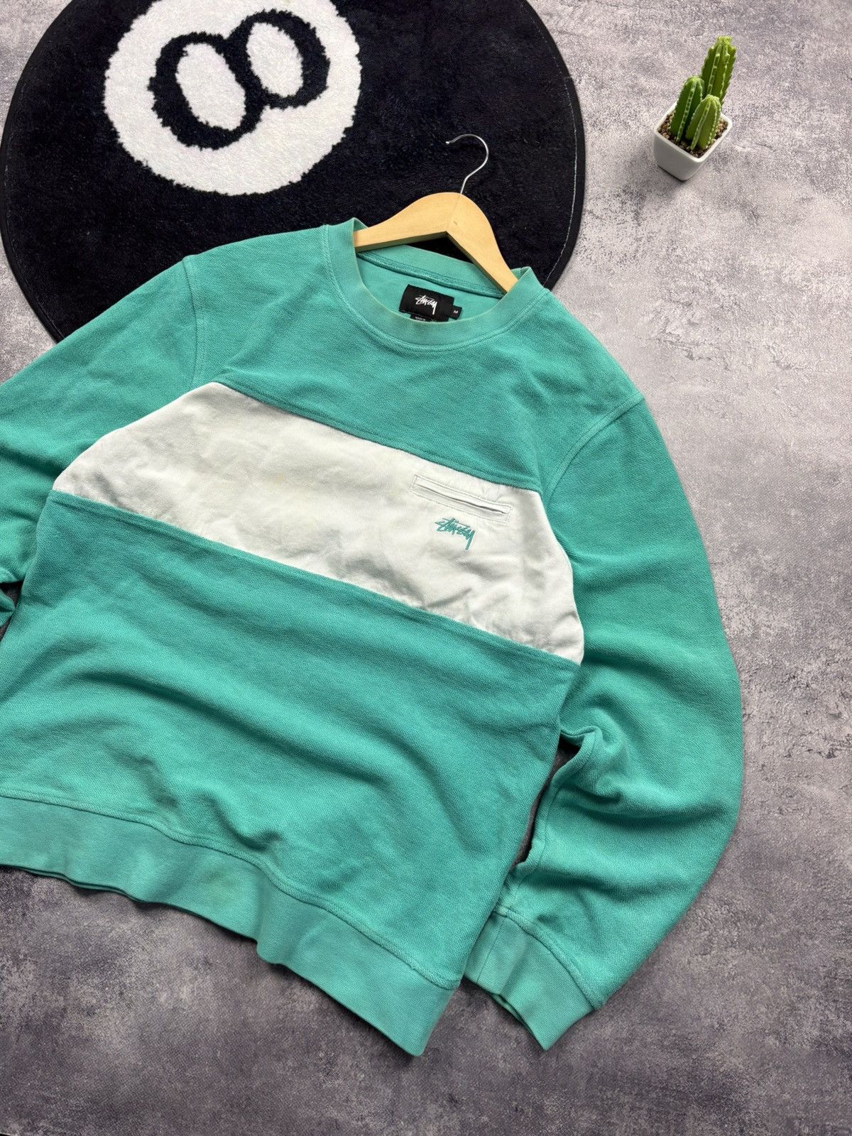 Stussy STUSSY Hype Skateboarding Streetwear Zip Sweatshirt Rare Size US M / EU 48-50 / 2 - 2 Thumbnail