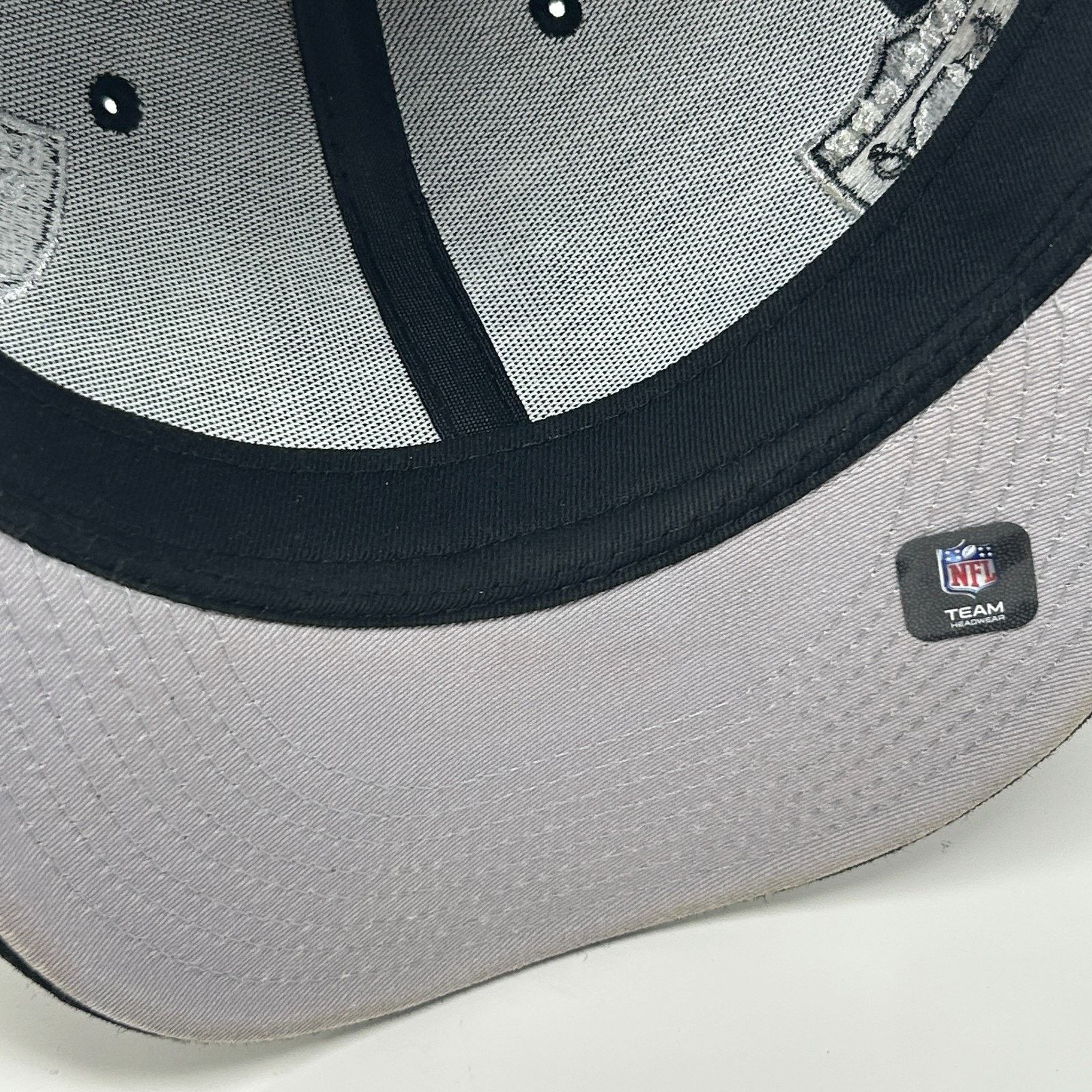 New Era Las Vegas Raiders Hat Baseball Cap New Era Fitted 7 1/8 Size ONE SIZE - 5 Thumbnail