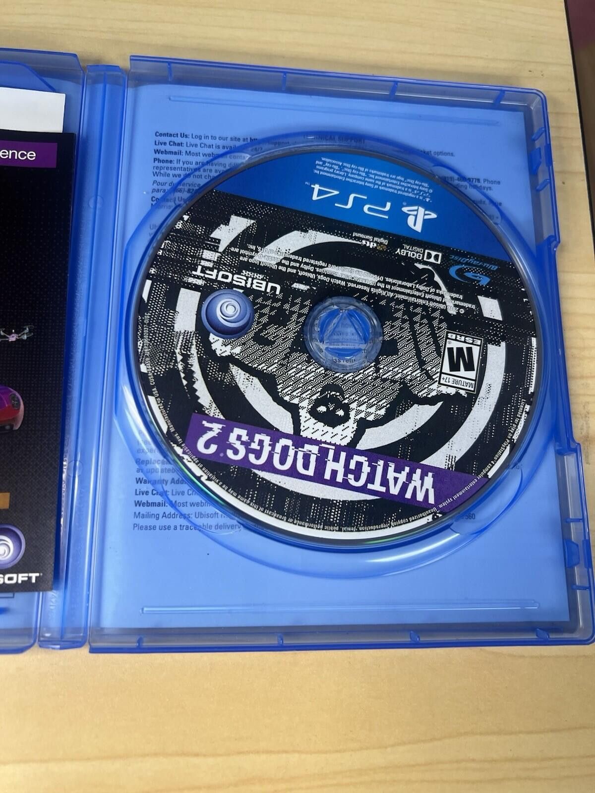 Other Watch Dogs 2 (PlayStation 4, 2016) *TESTED & WORKING* Size ONE SIZE - 7 Thumbnail