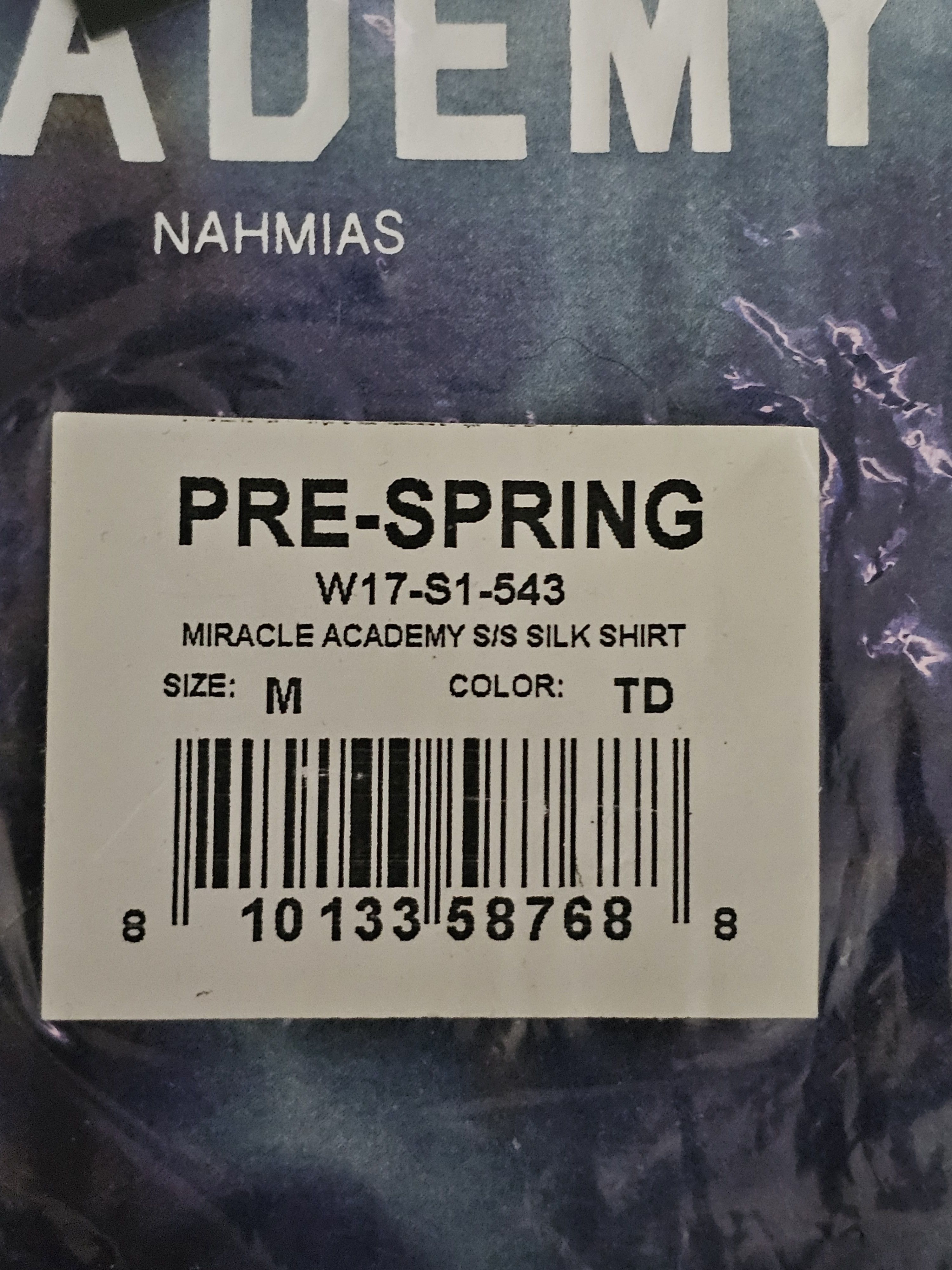 Nahmias Nahmias Tye Dye Miracle Academy Silk Shirt Size US M / EU 48-50 / 2 - 13 Thumbnail