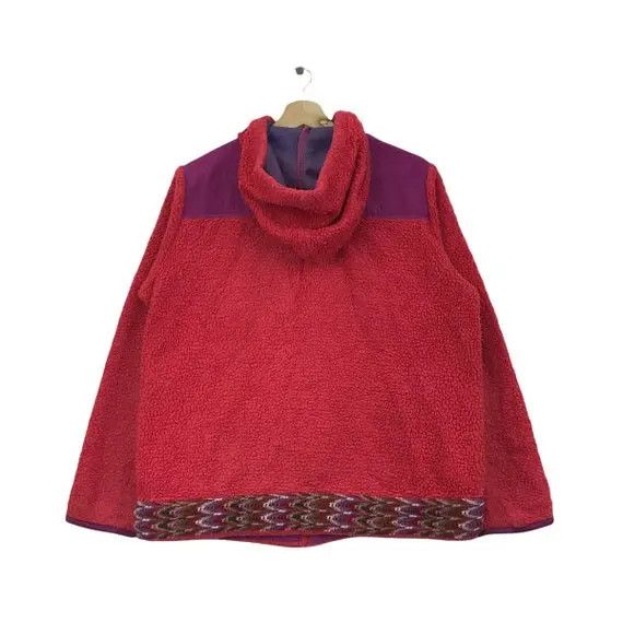 Vintage Vtg 90’ TITICACA NAVAJO AZTEC Sherpa Fleece Jacket Hoodie Size M / US 6-8 / IT 42-44 - 7 Thumbnail