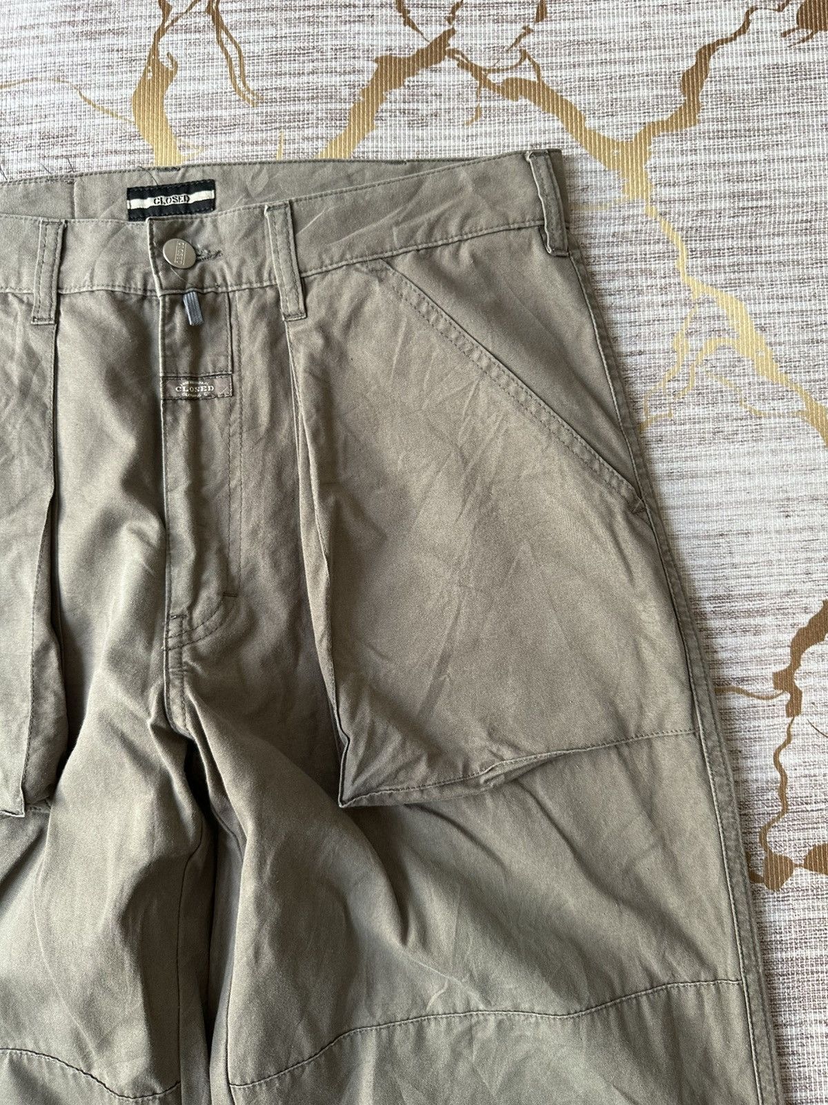 Marithe + Francois Girbaud Vintage Marithe Francois Girbaud (MFG) Fatigue Faded Pant Size US 32 / EU 48 - 11 Thumbnail