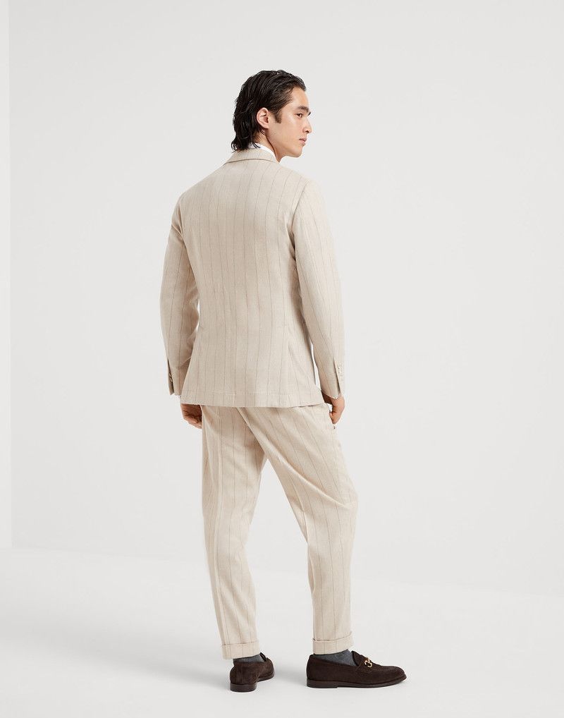Brunello Cucinelli o1w1db10226 Suit Type Jacket in Light Beige Size US S / EU 44-46 / 1 - 2 Thumbnail