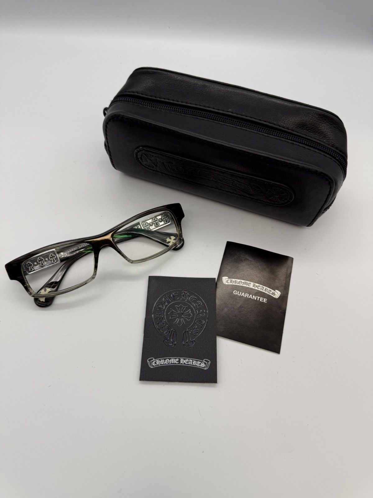 Chrome Hearts CHROME HEARTS "DISMEMBERED" BKS — .925 Cross Temple Frames Size ONE SIZE - 17 Thumbnail
