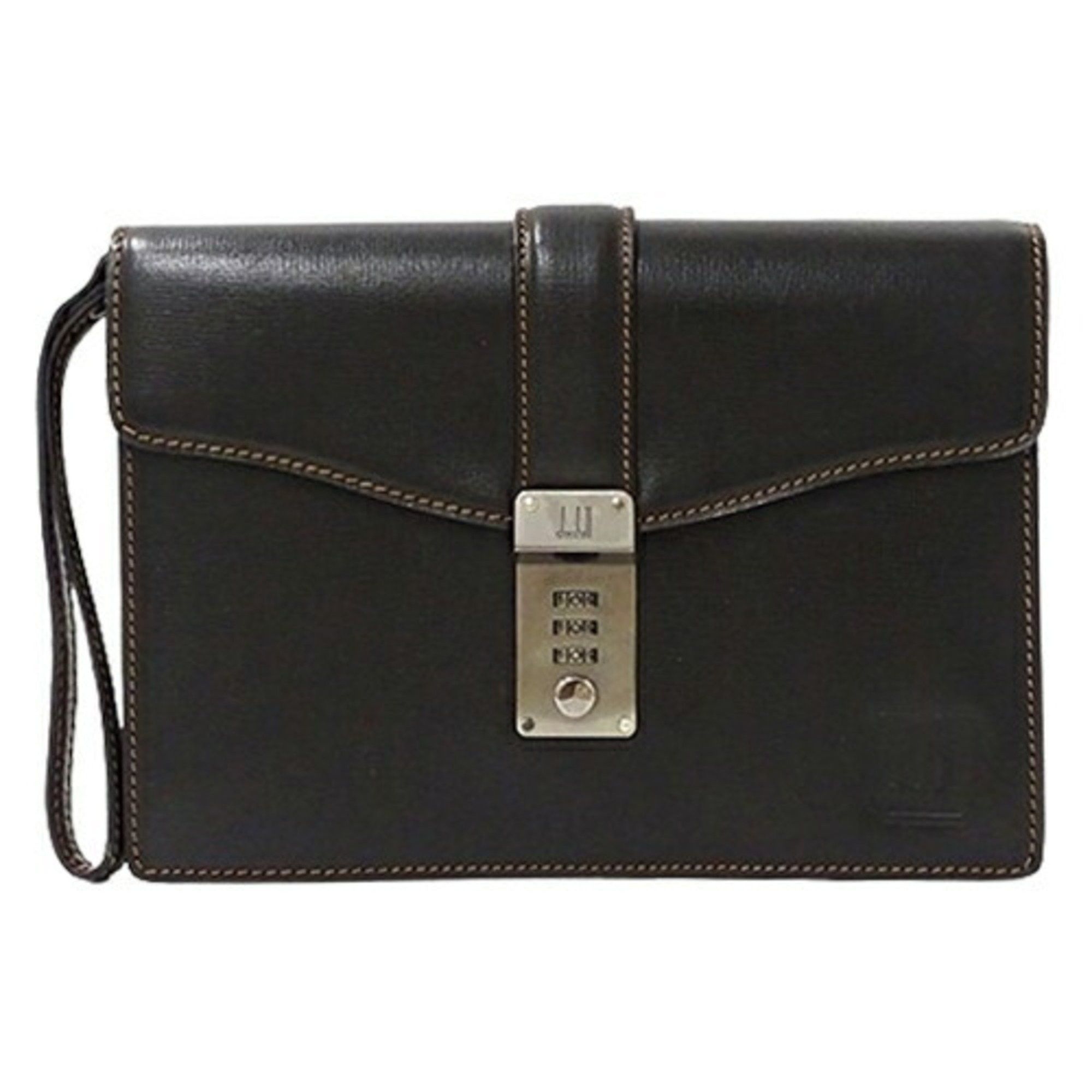 Alfred Dunhill Dunhill Bag Men's Brand Clutch Second Leather Black