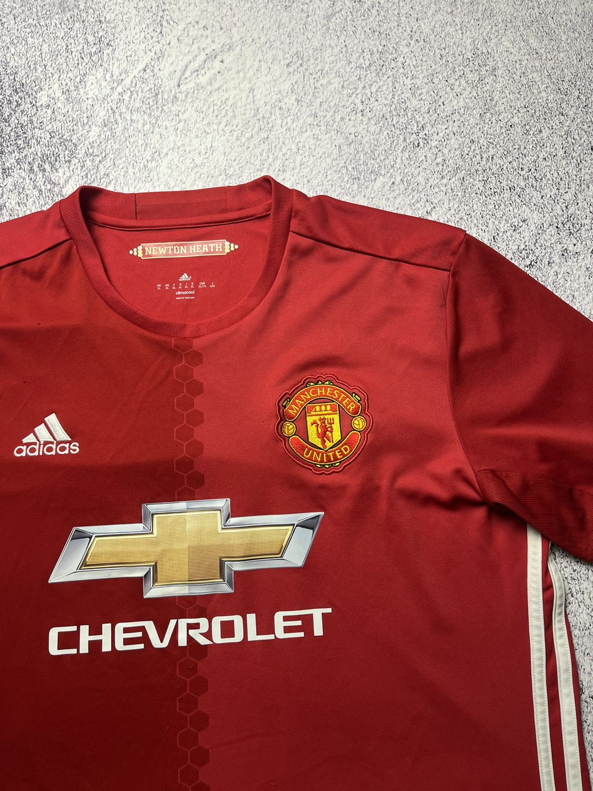Vintage Adidas Manchester United 2016/17 Home Soccer Jersey Size XL Size US XL / EU 56 / 4 - 6 Thumbnail
