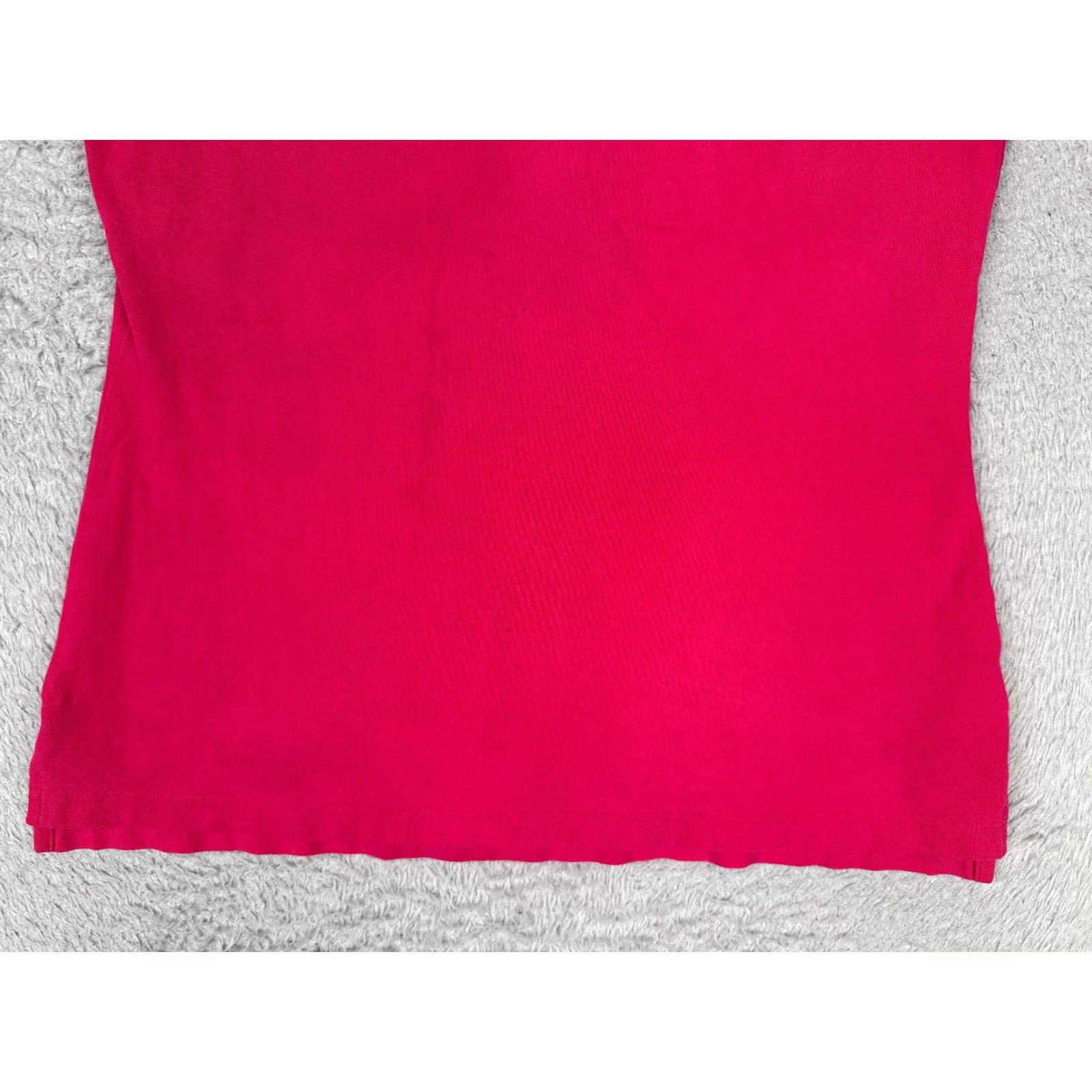 Tommy Hilfiger Tommy Hilfiger Polo Shirt Women M Pink Cotton Blend Short Sleeve Shirt Casual Womens Polo Size M / US 6-8 / IT 42-44 - 5 Thumbnail
