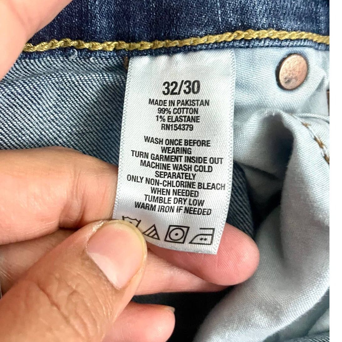 Aeropostale Aeropostale Blue Denim Straight Jeans 32X30 Men's Pants Size US 32 / EU 48 - 8 Thumbnail