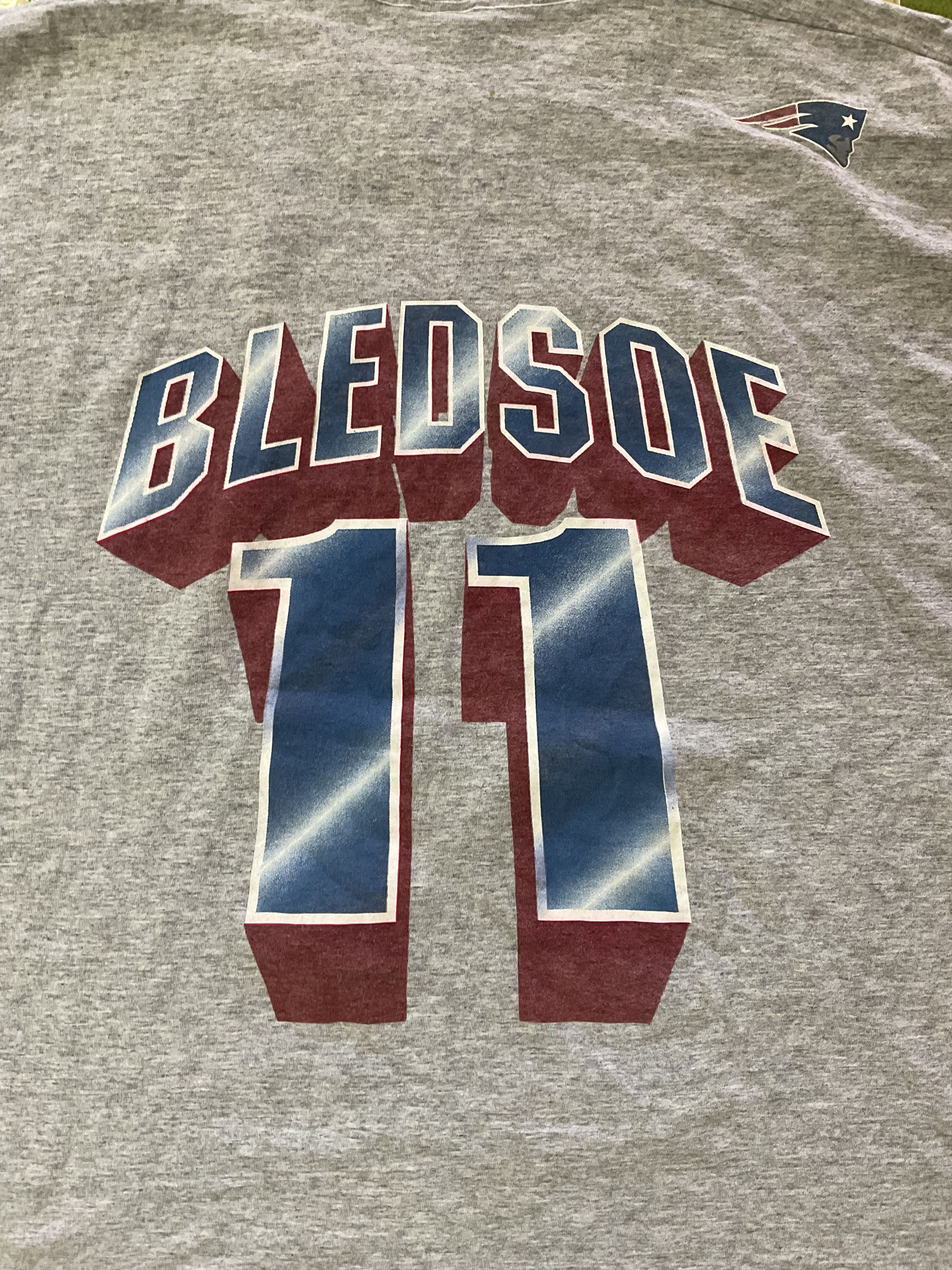 NFL Vintage 1994 NFL New England Patriots Drew Bledsoe T-Shirt Size US XL / EU 56 / 4 - 4 Thumbnail