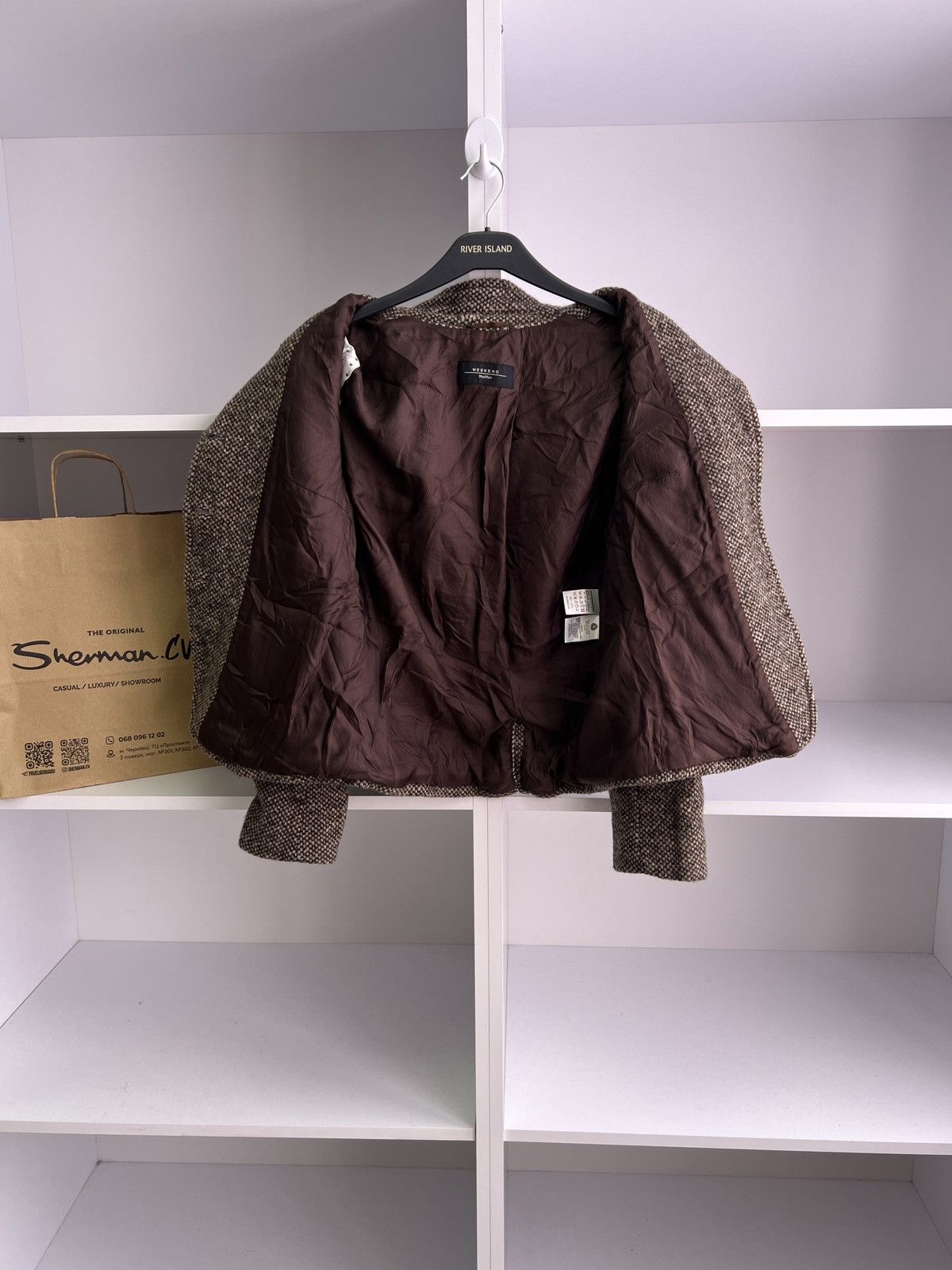 Max Mara × Vintage × Weekend Max Mara Vintage Weekend Max Mara Women's Blazer Size M / US 6-8 / IT 42-44 - 8 Thumbnail