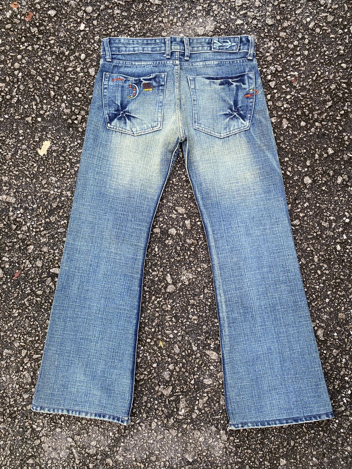Diesel × Japanese Brand × Tornado Mart 1990s - Vintage Diesel Astronomy Design Flare Denim Size US 32 / EU 48 - 11 Thumbnail