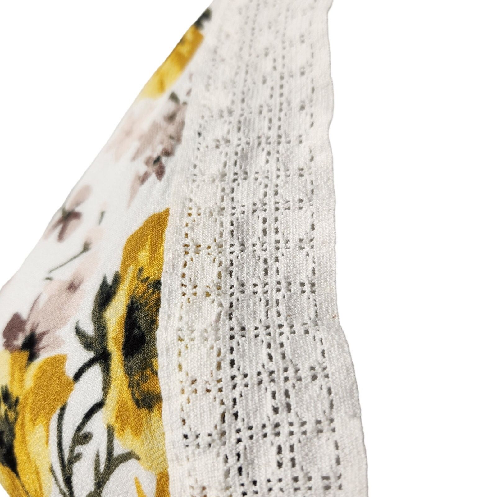 Torrid TORRID Size 1X Dress Ivory Floral Cold Shoulder Skater Dress Size XL / US 12-14 / IT 48-50 - 7 Thumbnail