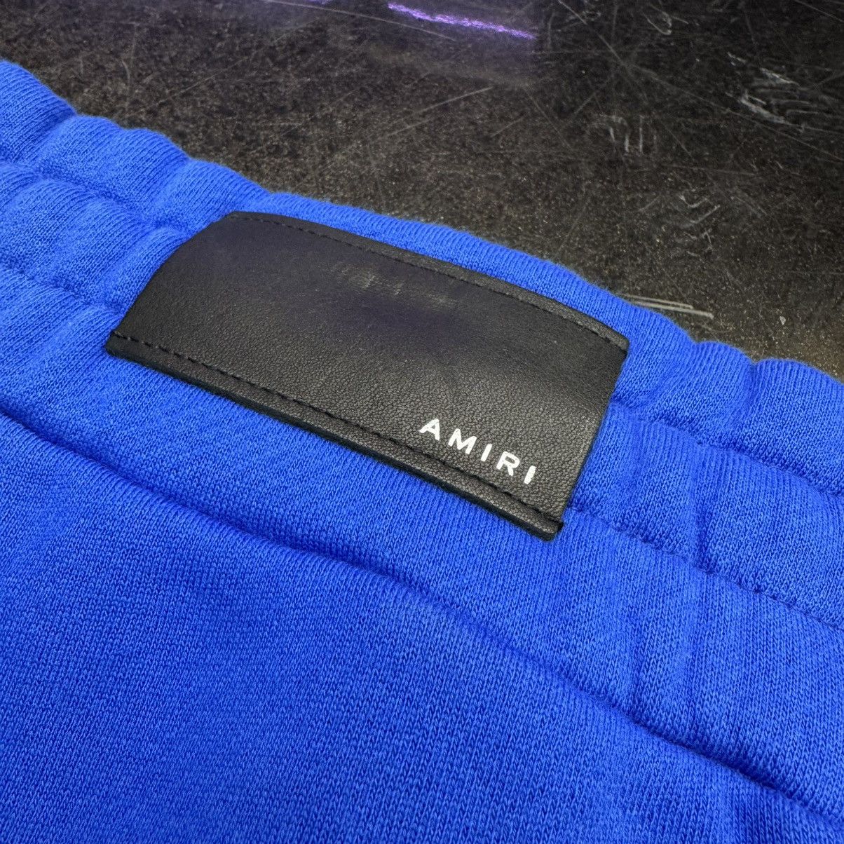 Amiri Amiri MA Logo Sweatpants Blue White Size US 38 / EU 54 - 5 Thumbnail