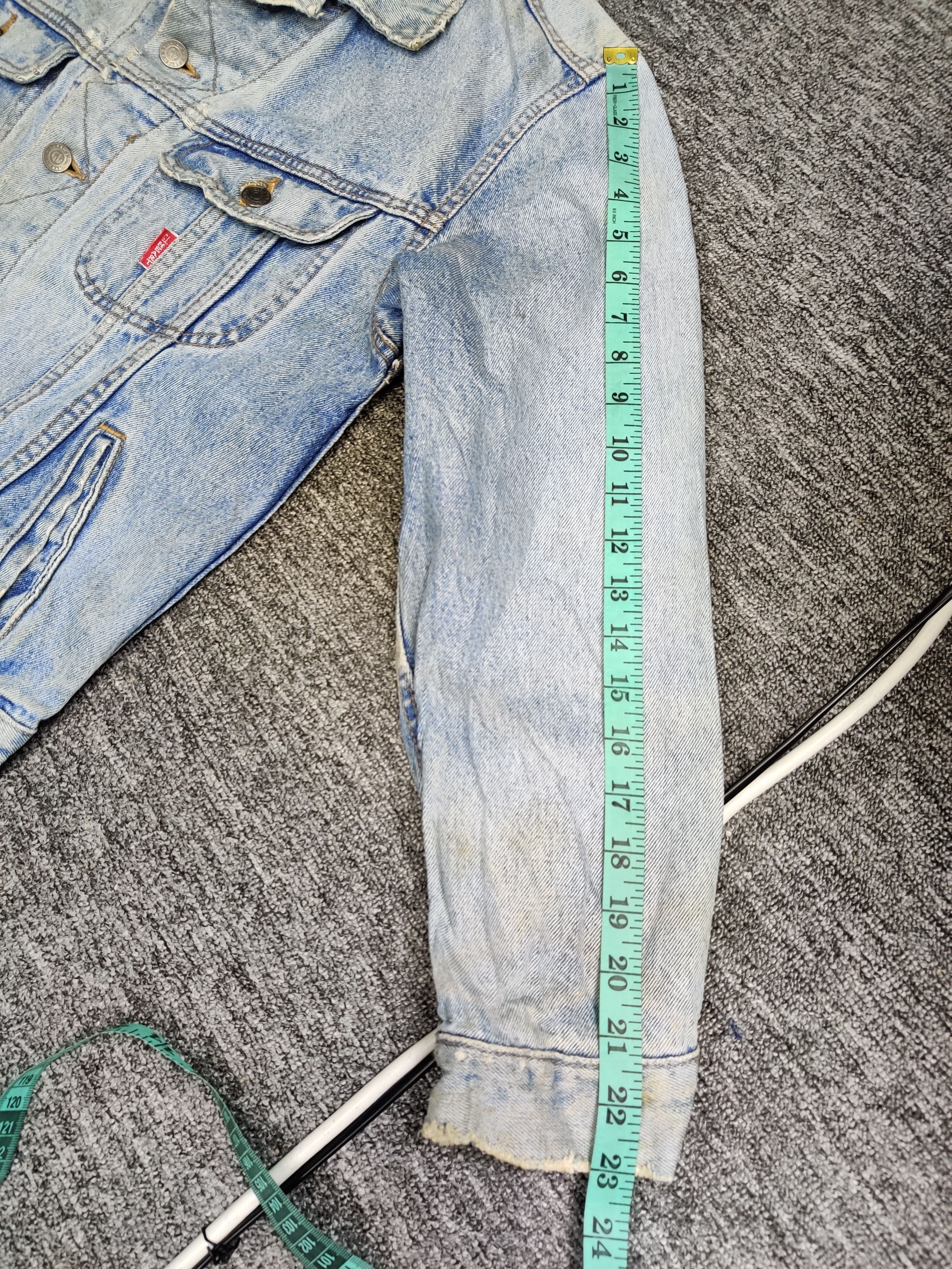 Japanese Brand Vintage G.L Heart Distressed Trucker Denim Jacket Size US M / EU 48-50 / 2 - 18 Thumbnail