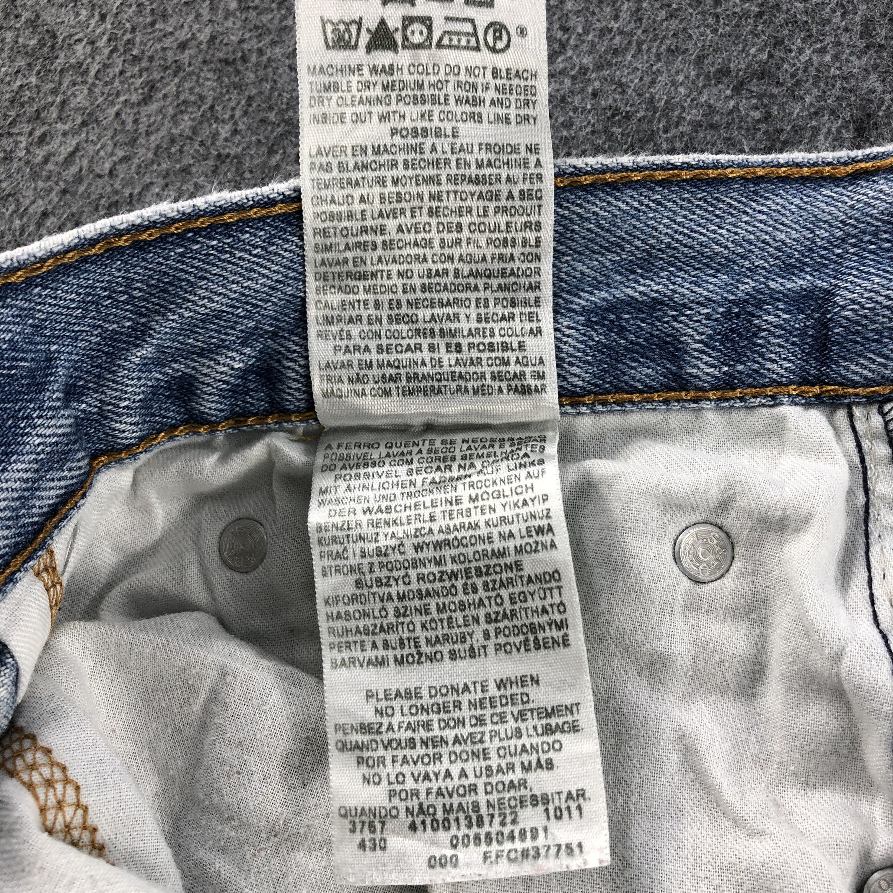 Levi's Vintage Light Wash Levis 550 Jeans- J1368 Size US 40 / EU 56 - 11 Thumbnail