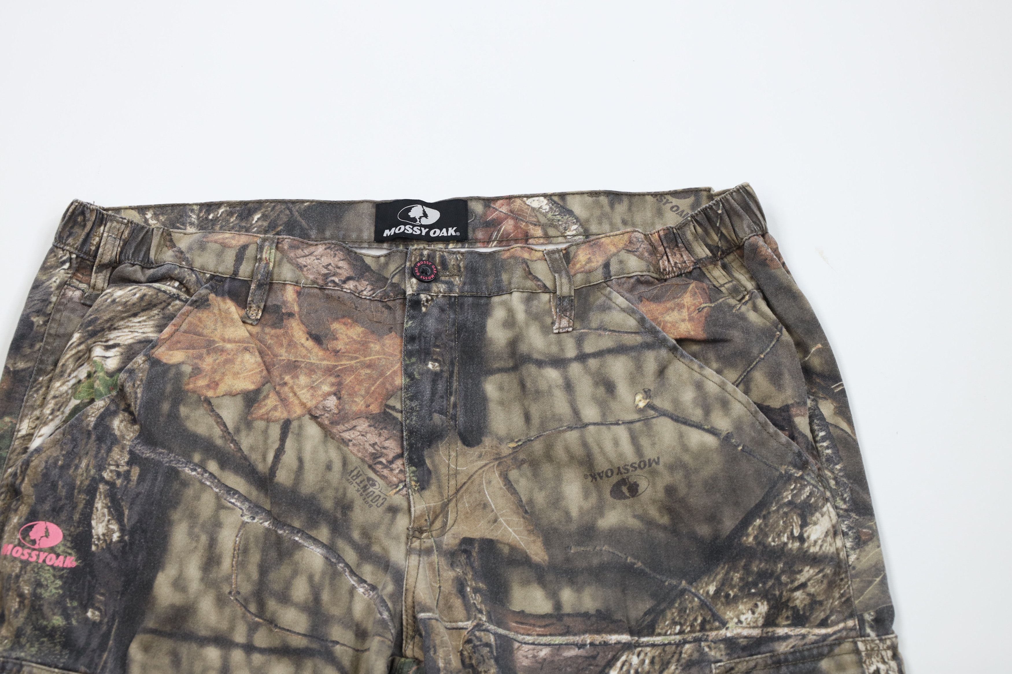 Vintage Vintage Y2K Streetwear Mossy Oak Camouflage Wide Leg Pants Size 40" / US 18 - 2 Thumbnail