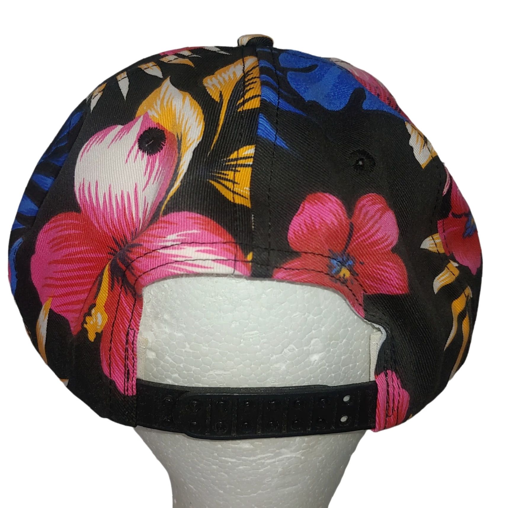 Vintage VINTAGE EMCO Aruba Cap World Tour Beach Floral Canvas Trucker Black Adjustable Unisex Adults Cap Cobra Size ONE SIZE - 5 Thumbnail