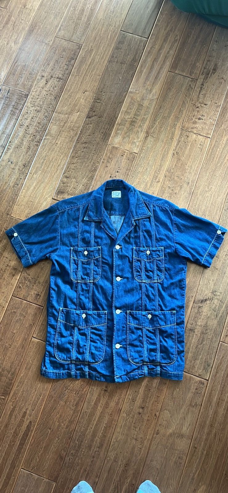 Beams Plus × Orslow Denim Cuban Shirt Size US S / EU 44-46 / 1 - 3 Thumbnail