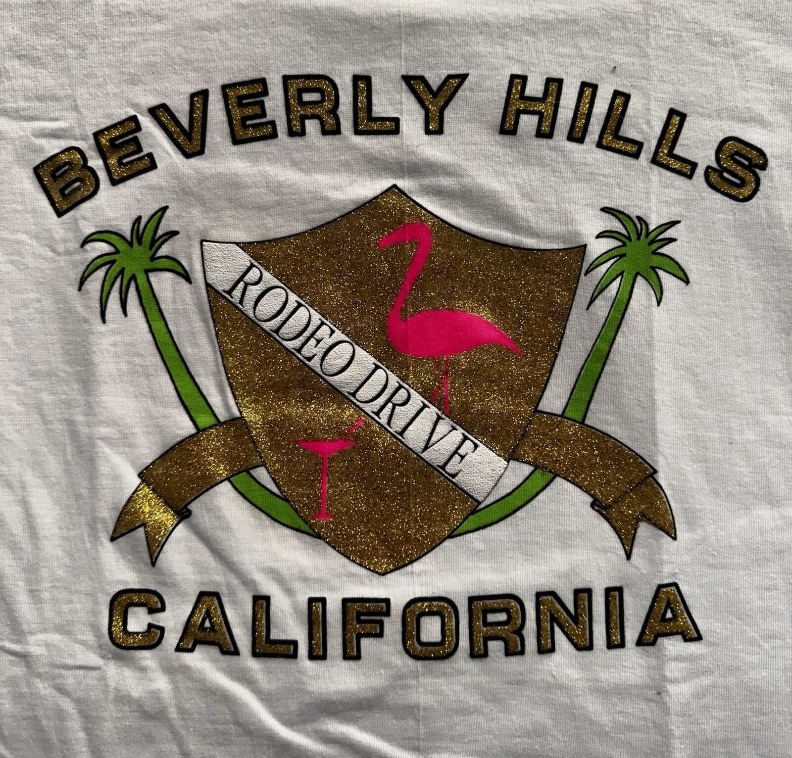 Vintage Vintage 1980s Beverly Hills Rodeo Dr CA XL Single Stitch New Size US XL / EU 56 / 4 - 2 Thumbnail