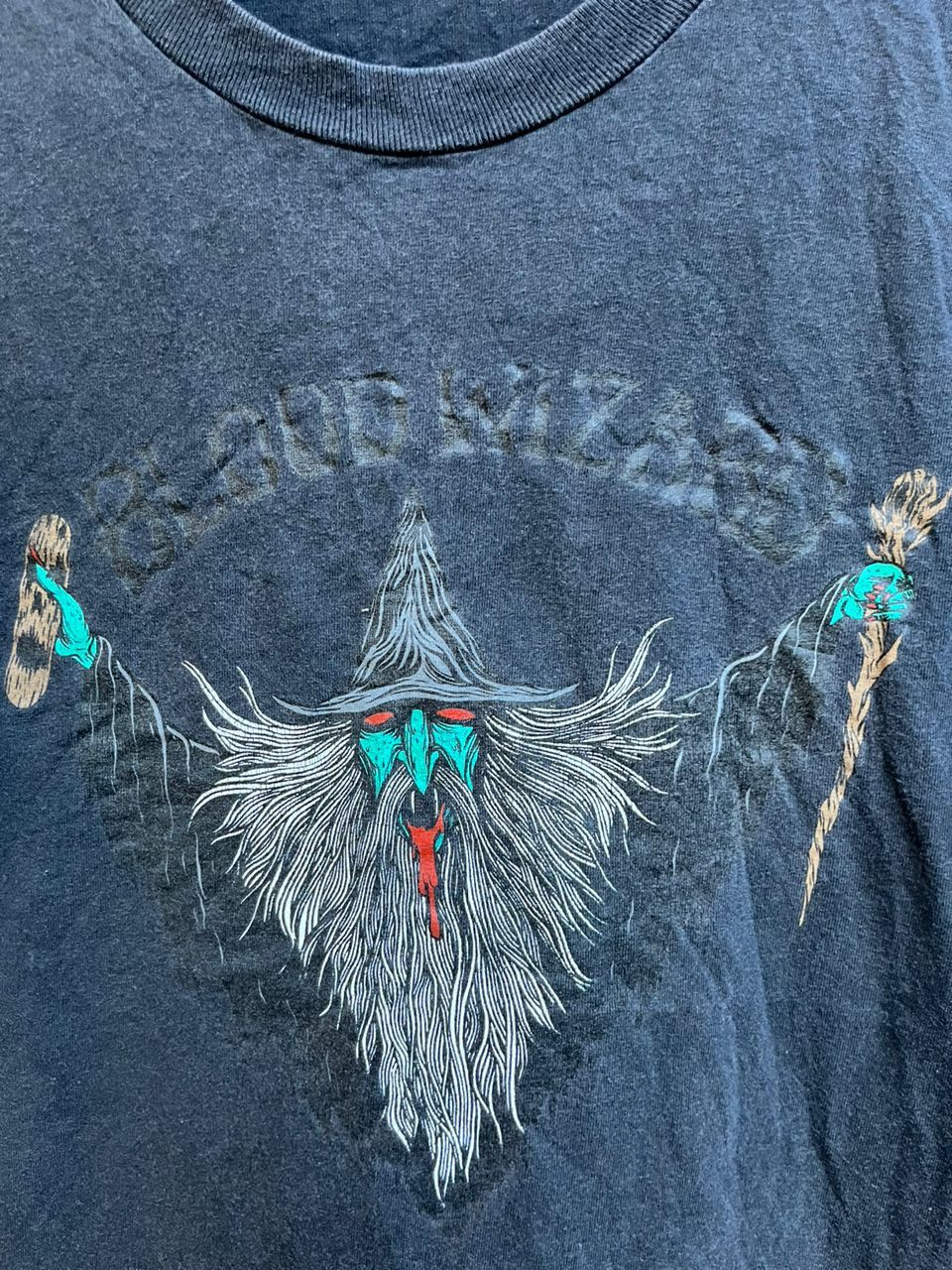 Japanese Brand × Vintage Vintage Blood Wizard Skateboading Streetwear Fashion Style Size US M / EU 48-50 / 2 - 5 Thumbnail