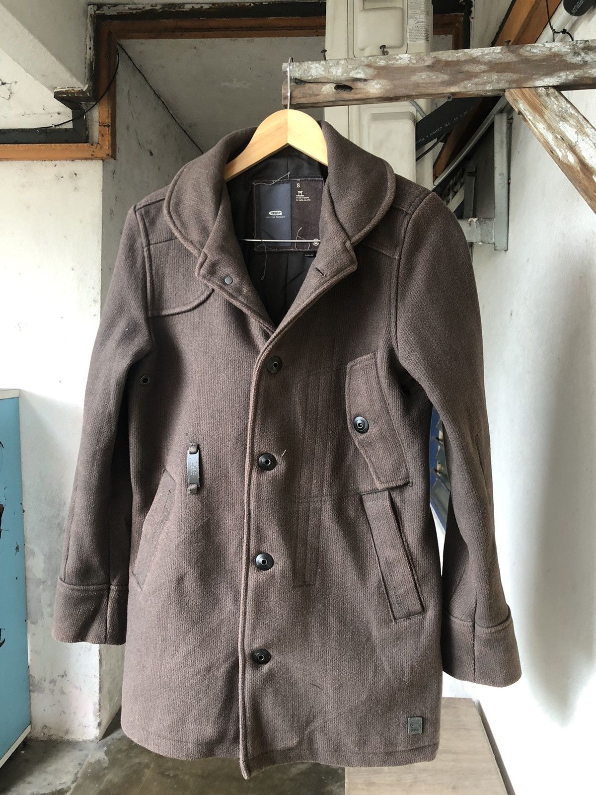 G-Star G-Star Raw Denim Decoy Wool Garber Heavy Trench Coat Size US S / EU 44-46 / 1 - 3 Thumbnail
