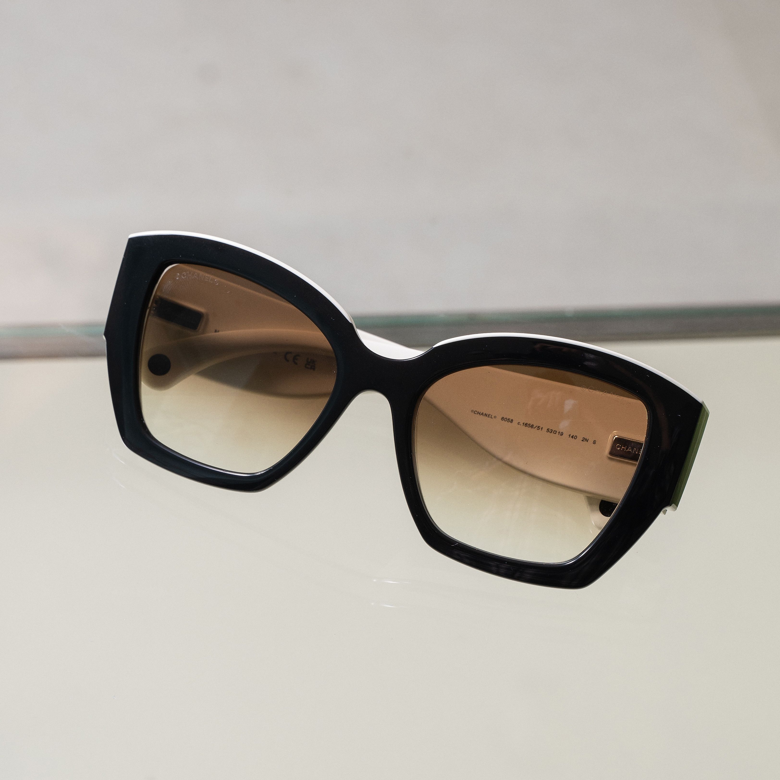Chanel CHANEL 0CH6058 165651 Sunglasses BROWN/BLACK Size ONE SIZE - 8 Thumbnail
