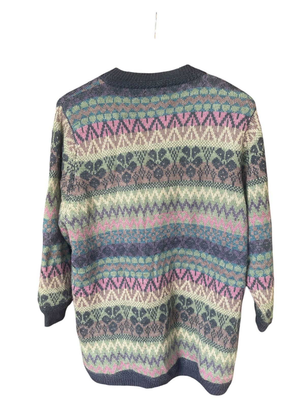 Japanese Brand × The Unbranded Brand Rare REVERSIBLE KNIT CARDIGAN Size US L / EU 52-54 / 3 - 2 Thumbnail