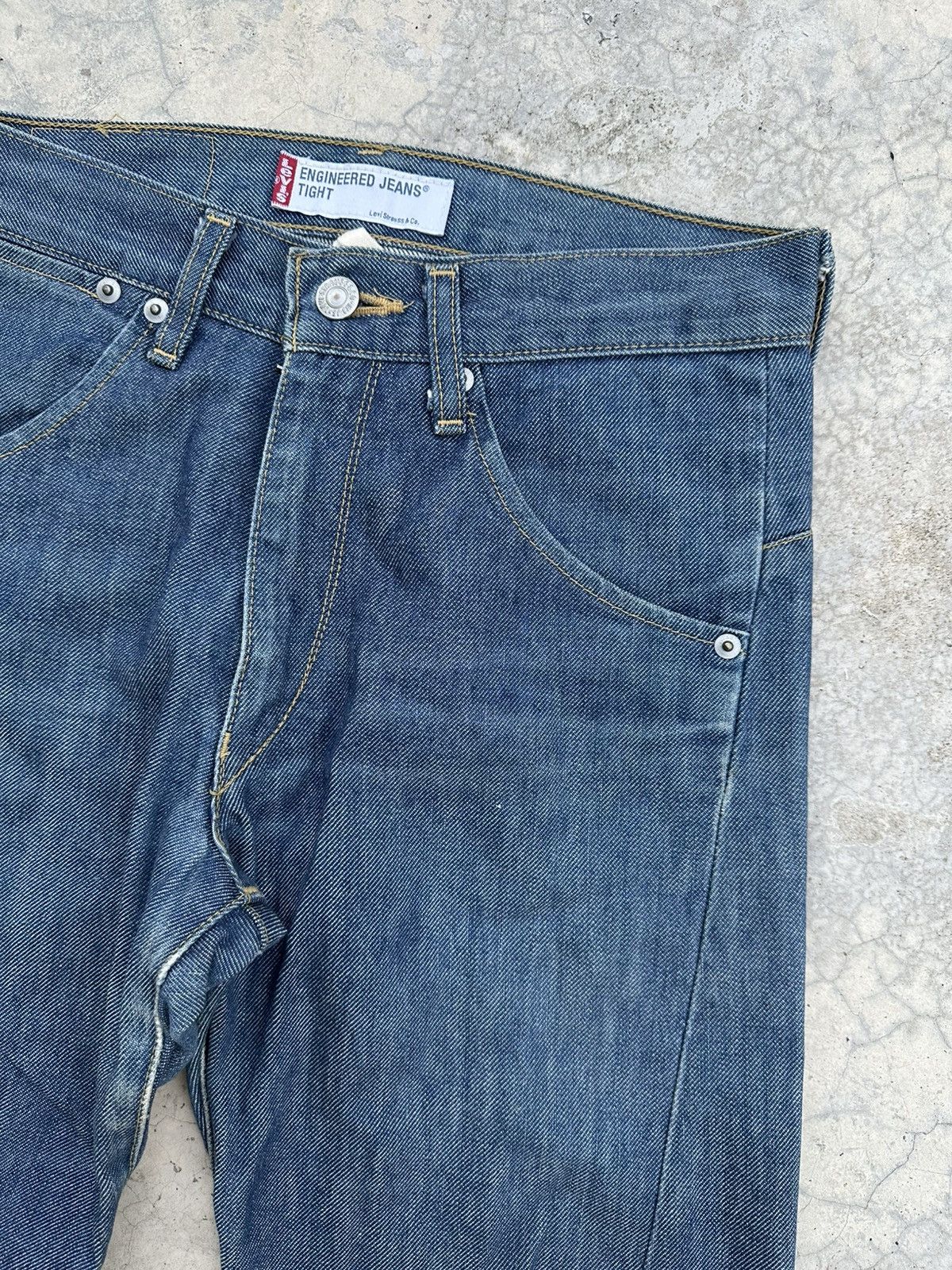 Levi's Vintage Levis Engineered Single Pocket Denim Jeans Size US 29 - 8 Thumbnail