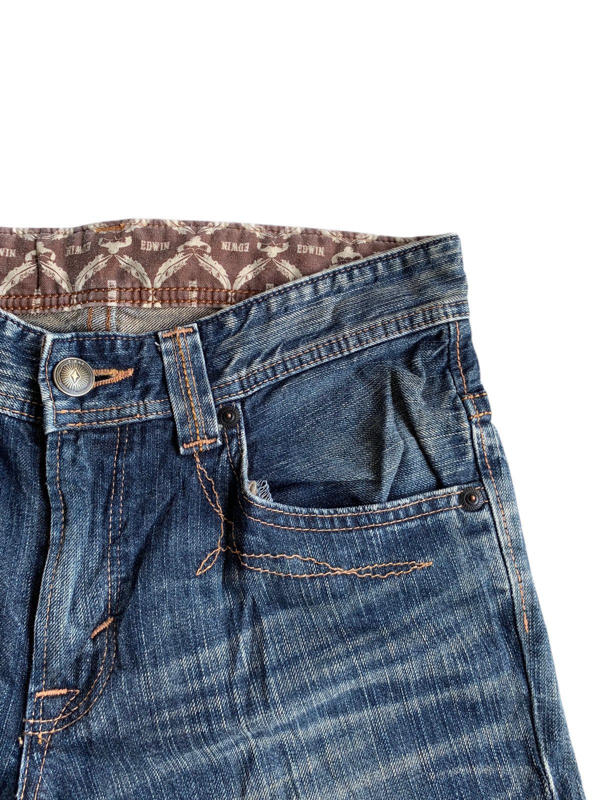 Kapital FLARE EDWIN NAVAJO HIPPIES STYLE & FADED AND RUSTY DENIM☠️🎌🌈 Size US 32 / EU 48 - 14 Thumbnail