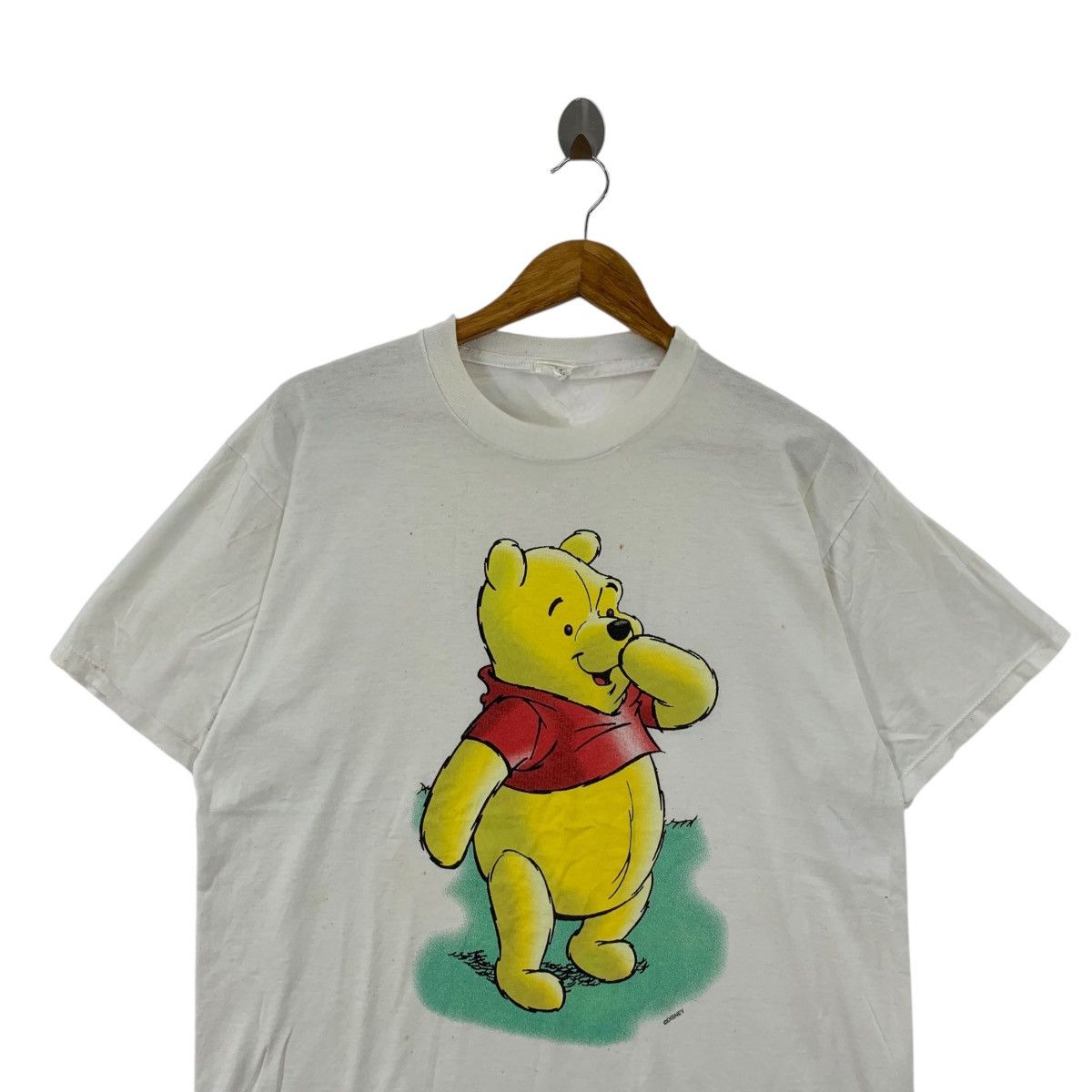 Disney Vintage 90’ DISNEY WINNIE THE POOH Cartoon Tee Shirt Top Size L / US 10 / IT 46 - 2 Thumbnail