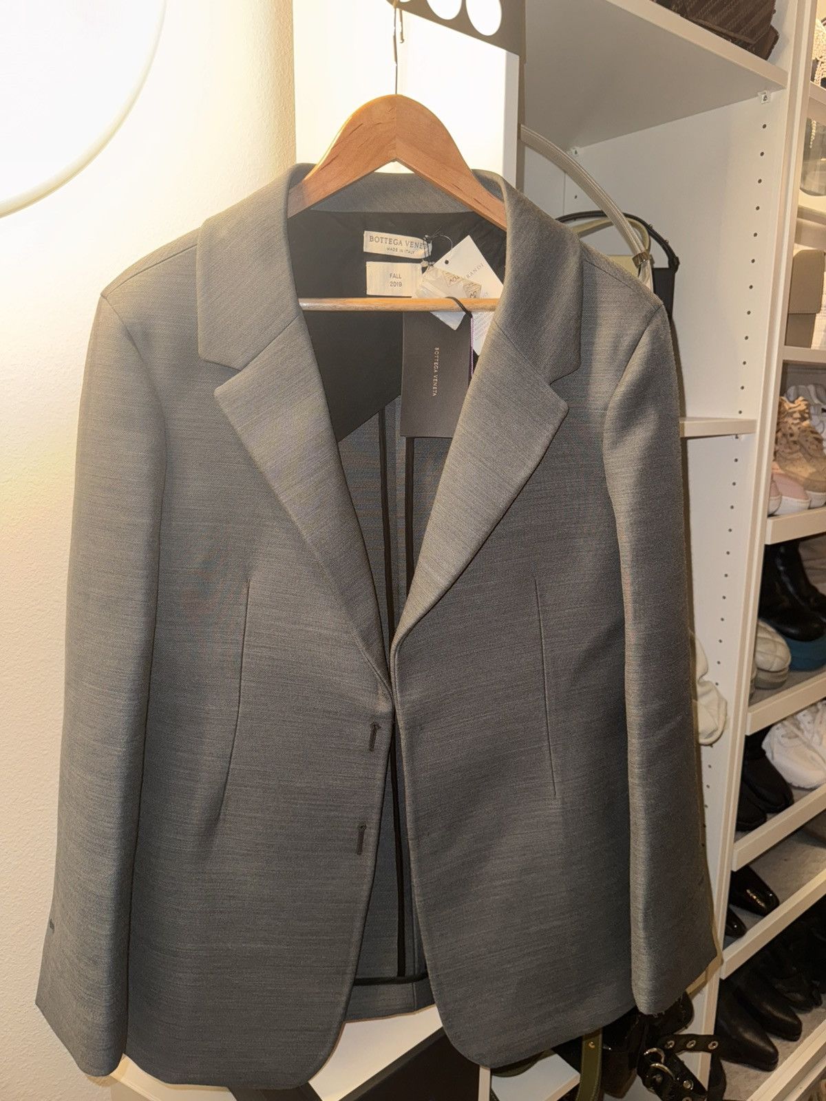 Bottega Veneta Dry Wool Blazer (runway piece) Size M / US 6-8 / IT 42-44 - 2 Thumbnail