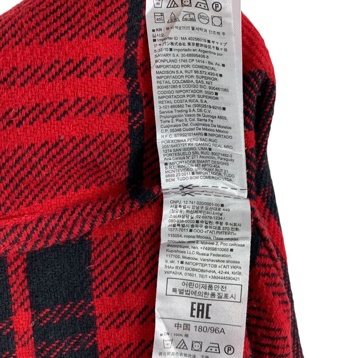 Gap GAP Casualwear Checkered Tartan Flannel Shirts Long Sleeve Size US M / EU 48-50 / 2 - 7 Thumbnail