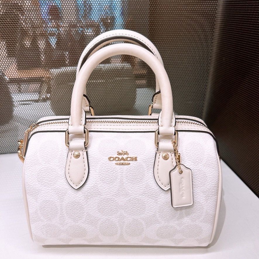 Coach Mini Rowan Crossbody Bag In Signature Canvas CW329 Size ONE SIZE - 1 Thumbnail