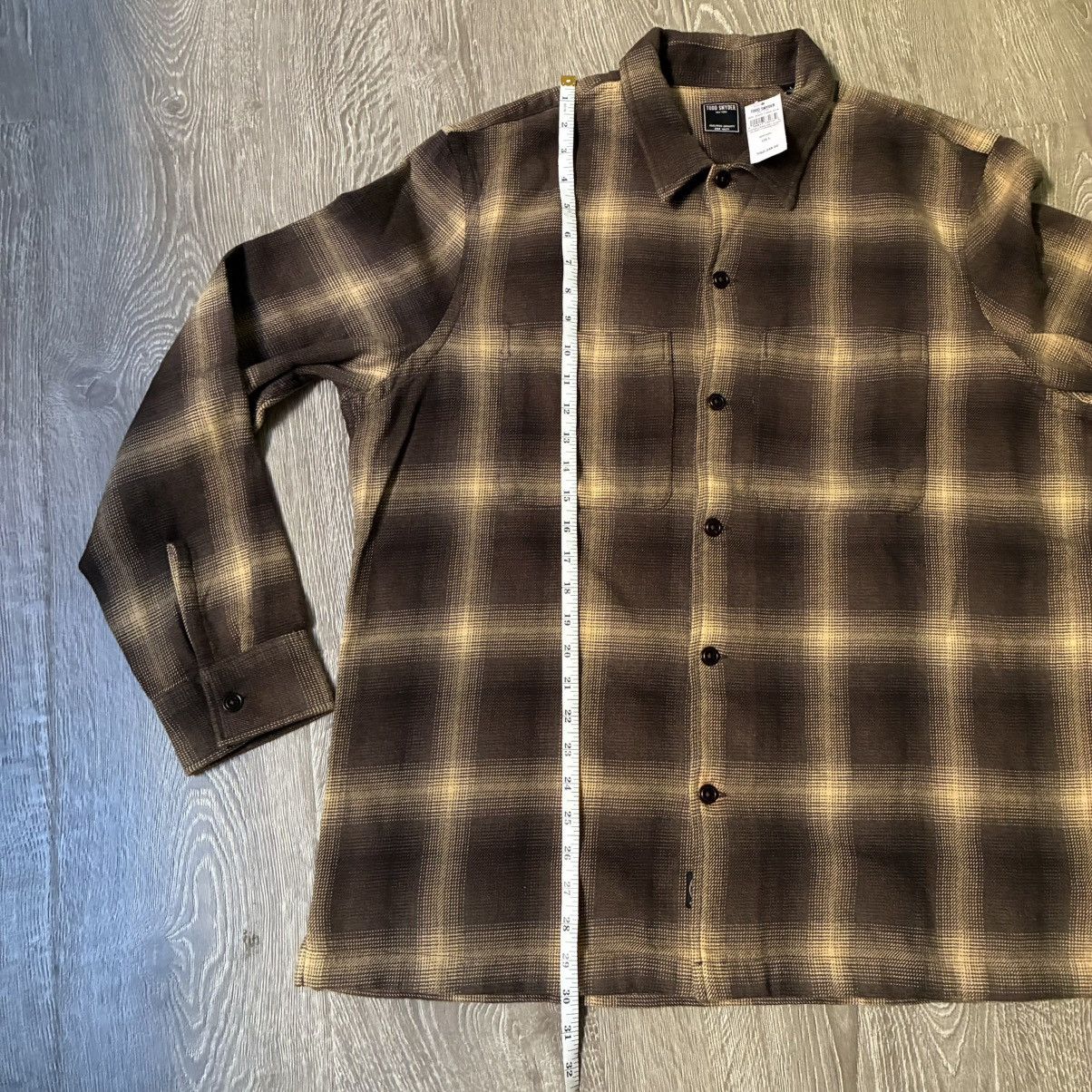 Todd Snyder Todd Snyder Relaxed Plaid Overshirt Brown (L) NWT Size US L / EU 52-54 / 3 - 5 Thumbnail