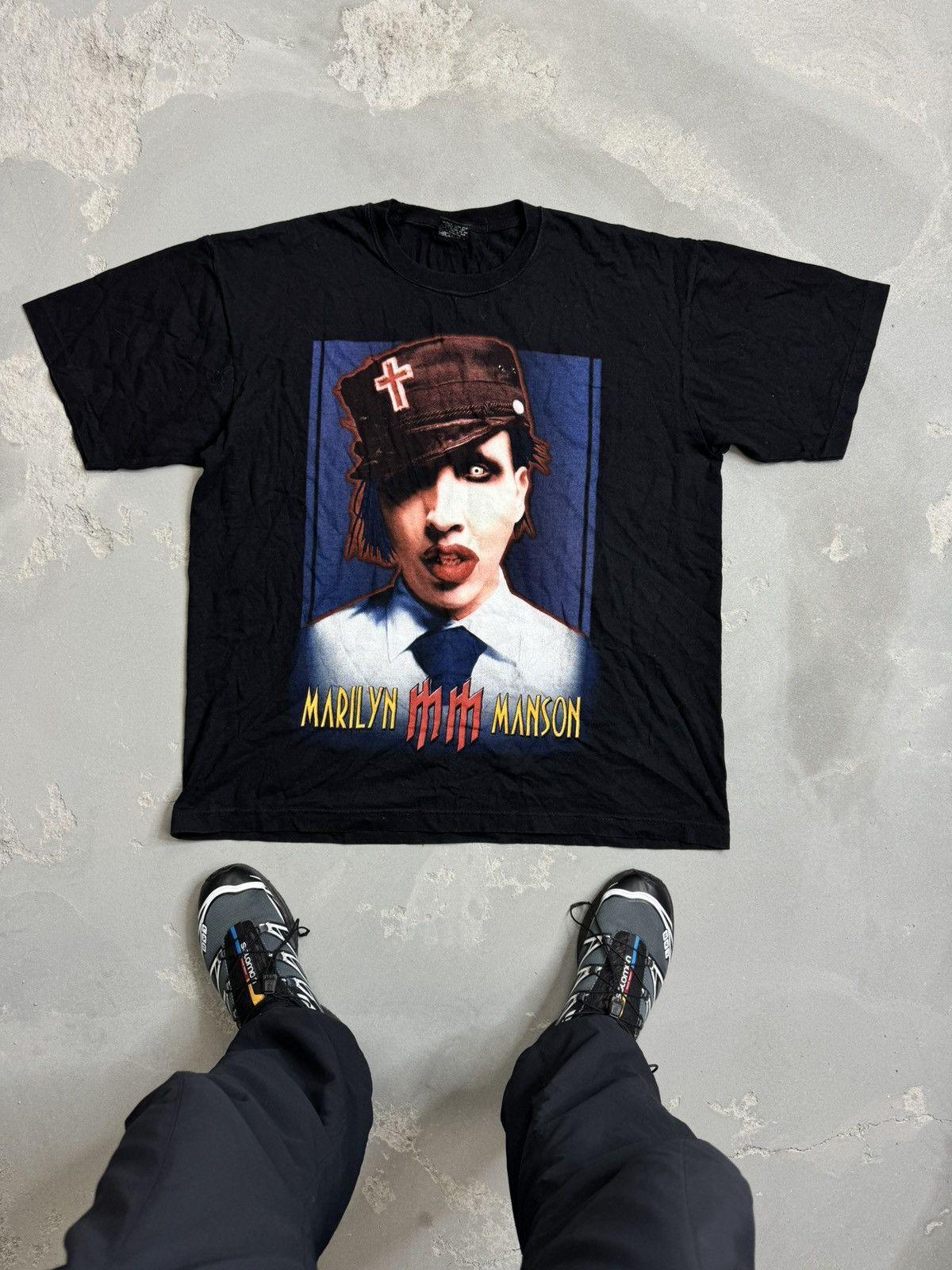 Band Tees Marylin Manson The Golden Age of Grotesque Tour 2003 Tee Size US XL / EU 56 / 4 - 1 Thumbnail