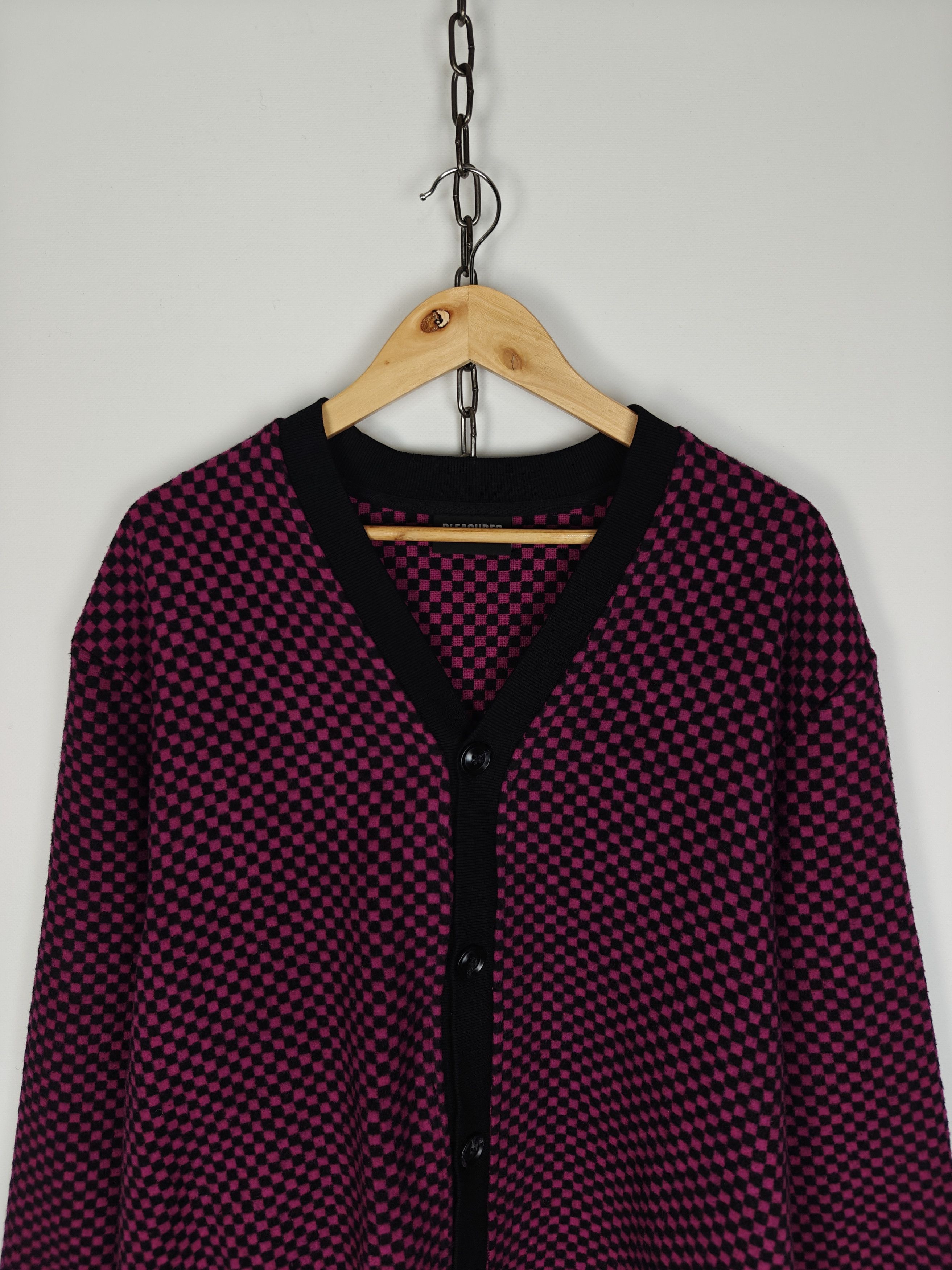 Pleasures Pleasures Cardigan Jacket Check Pattern size XL Size US XL / EU 56 / 4 - 2 Thumbnail