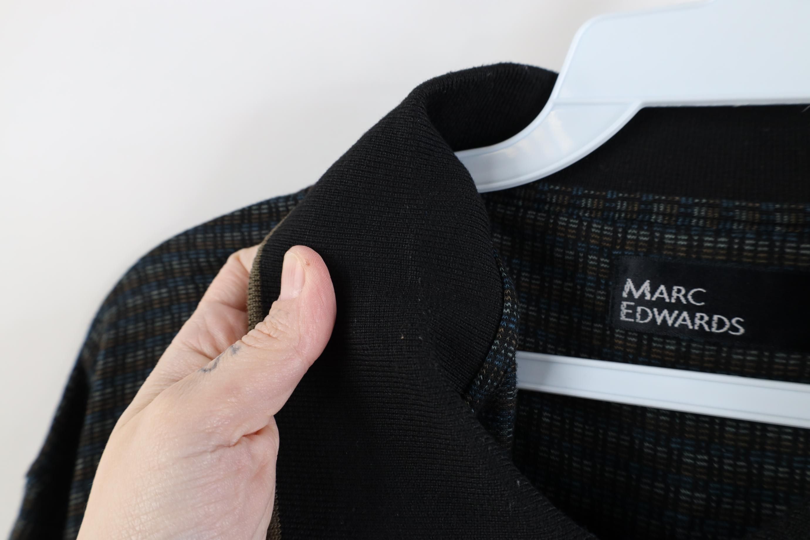 Vintage Vintage 90s Streetwear Knit Long Sleeve Rugby Polo Shirt Size US L / EU 52-54 / 3 - 6 Thumbnail