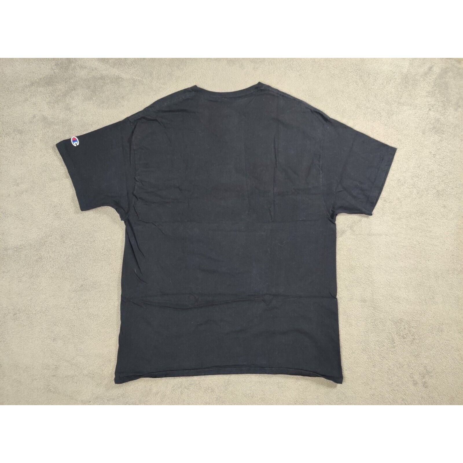 Champion Champion Shirt Adult Mens XL Solid Black Embroidered Logo Size US XL / EU 56 / 4 - 6 Thumbnail