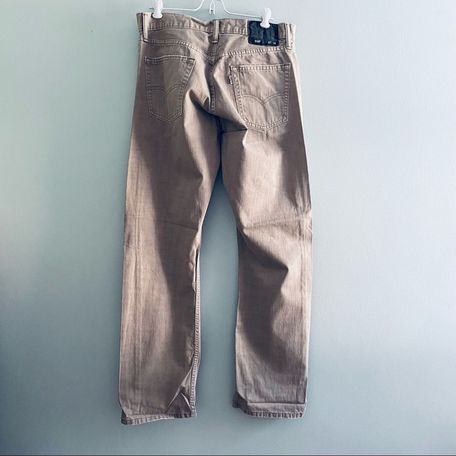 Levi's Levi's 514 khaki straight leg jeans Size US 32 / EU 48 - 3 Thumbnail