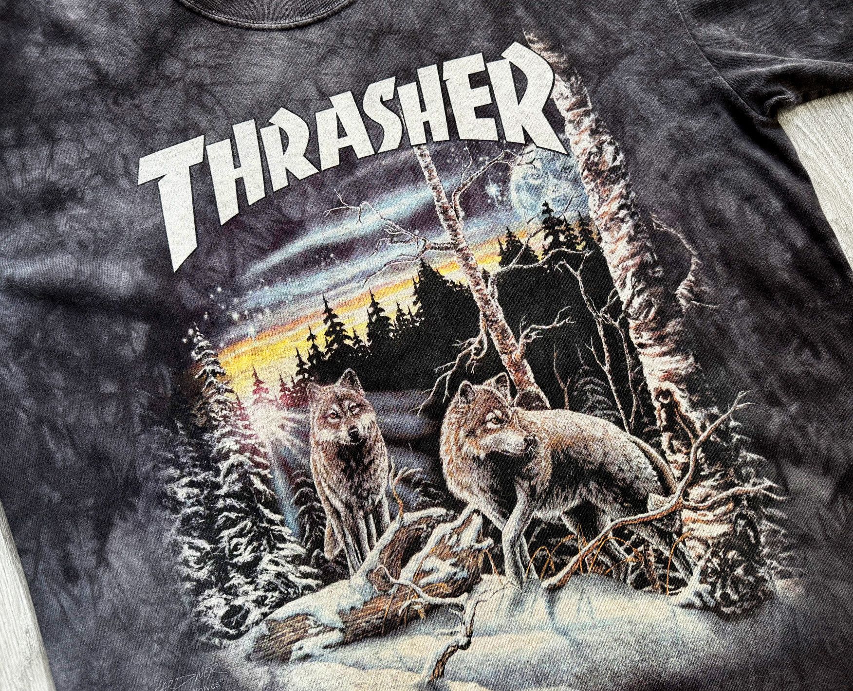 Thrasher Thrasher x The Mountian 13 Wolves Tee Size US L / EU 52-54 / 3 - 3 Thumbnail