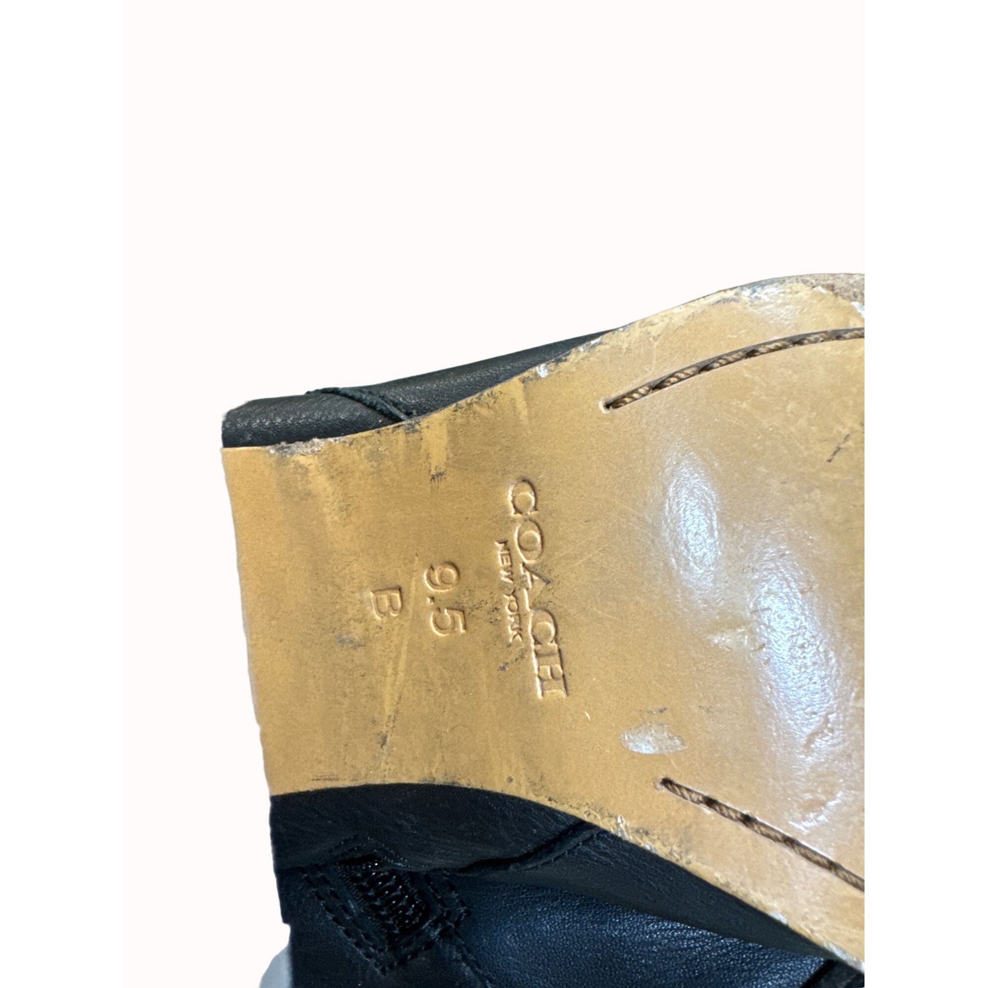 Coach Coach New York women’s black leather heeled ankle boots shoe Size US 9.5 / IT 39.5 - 13 Thumbnail
