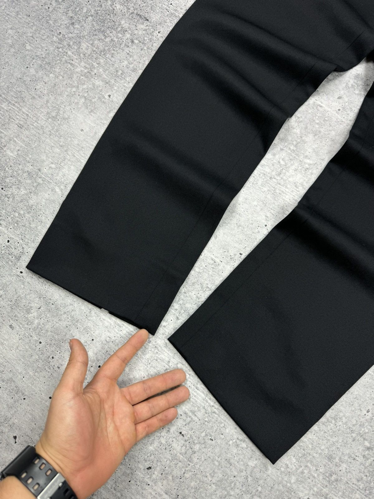 Designer × Jil Sander Vintage Jil Sander Luxury Y2K Style Black Zip Pants Trousers Size 27" / US 4 / IT 40 - 7 Thumbnail