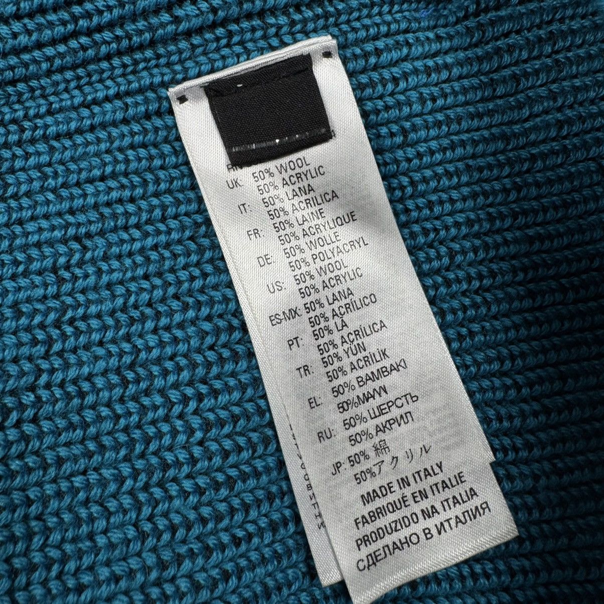 Diesel Diesel Ribbed Tight Knit Sweater Blue & Black Y2K Archive Size US L / EU 52-54 / 3 - 11 Thumbnail