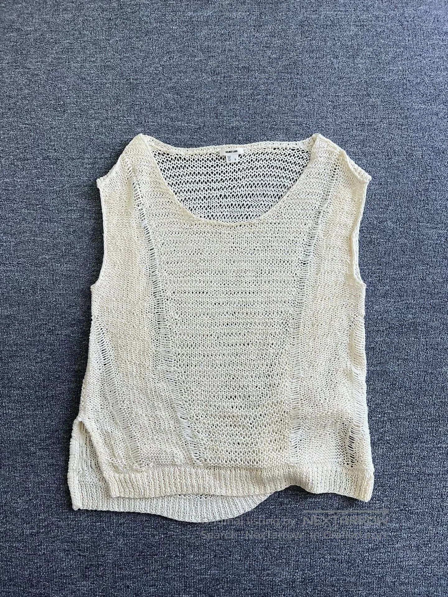 Helmut Lang Helmut Lang Hollow Knit Vest for Women. Size M / US 6-8 / IT 42-44 - 6 Thumbnail