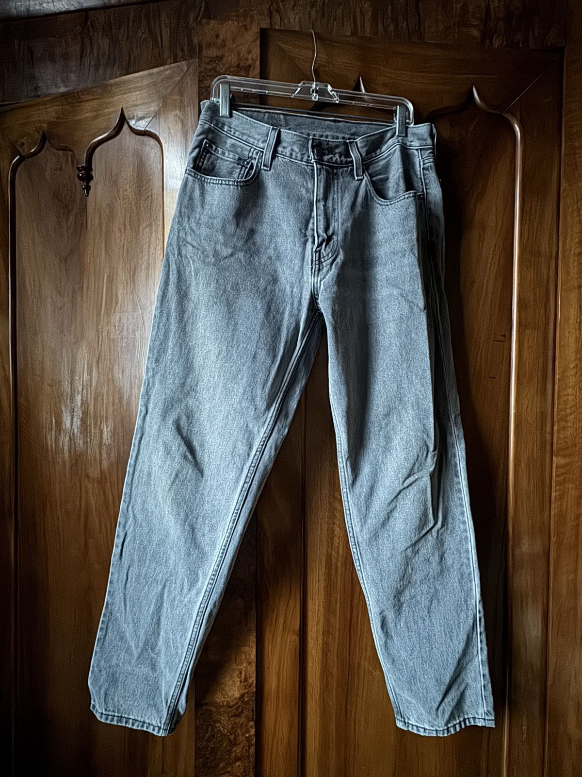 Levi's 550 1992 Style Grey Denim Jeans Size US 31 - 3 Thumbnail
