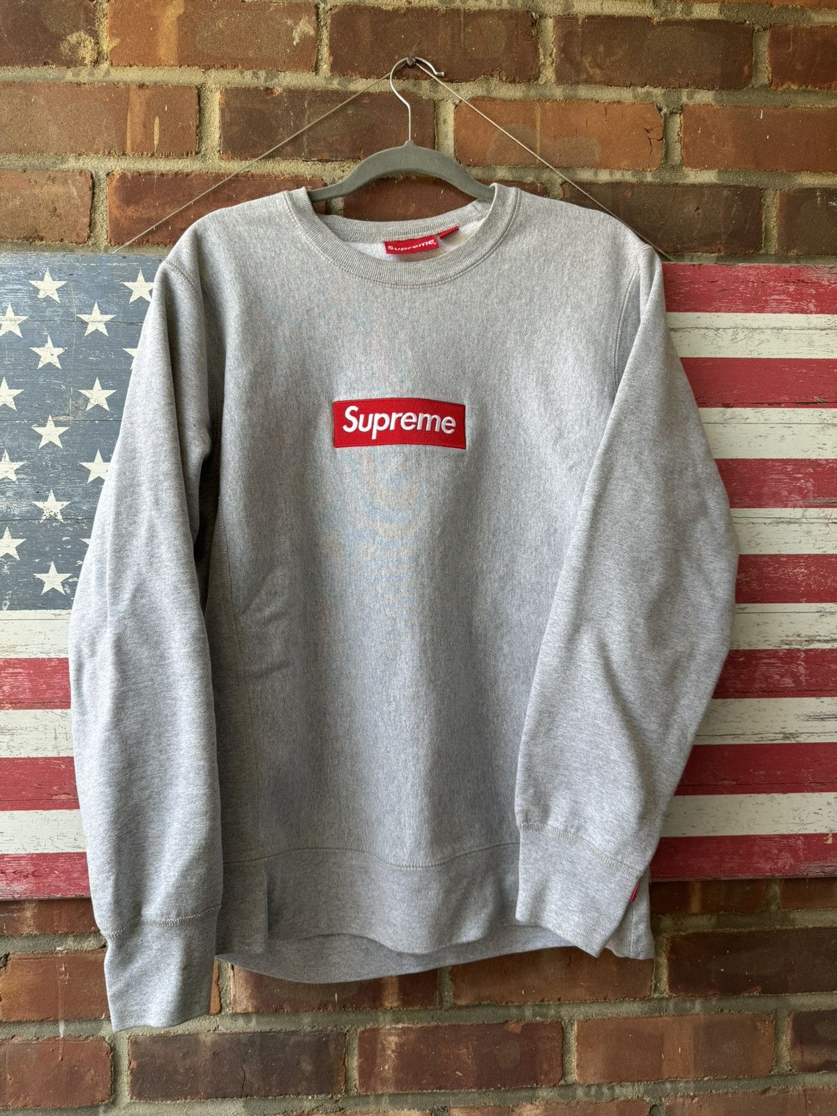 Supreme Supreme Box Logo Crewneck Size US M / EU 48-50 / 2 - 1 Thumbnail
