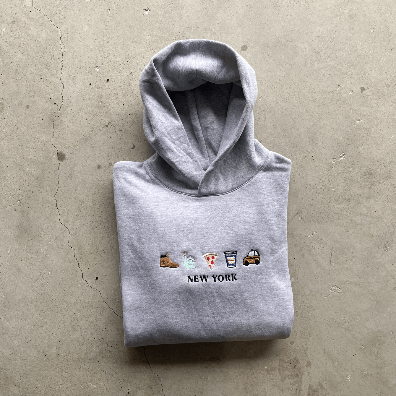 Other NY EMBROIDERED HOODIE Symbols Size US L / EU 52-54 / 3 - 1 Thumbnail