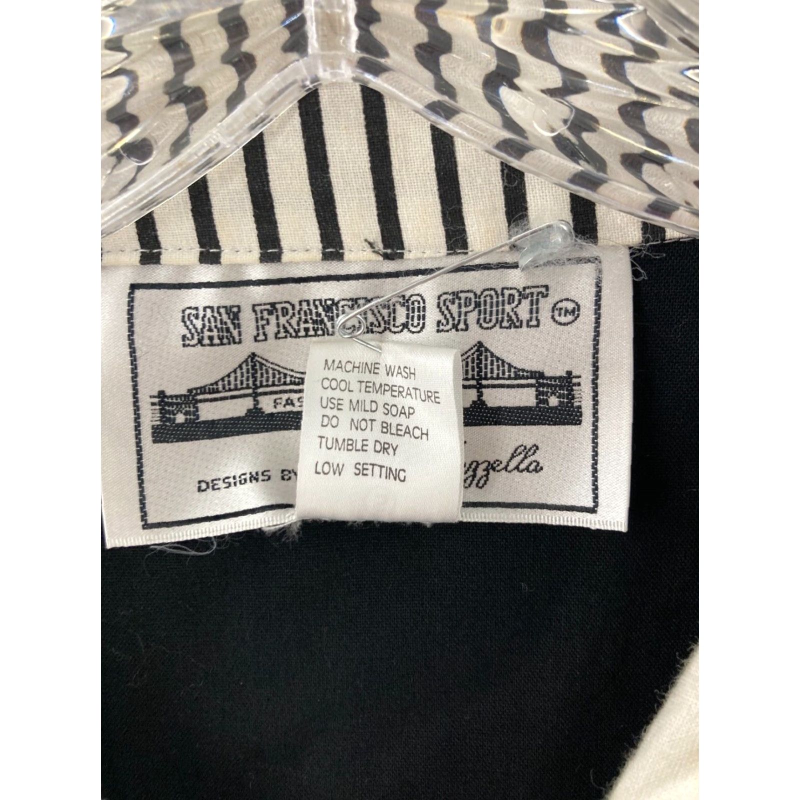 Vintage VINTAGE 80s San Francisco Sport Jacket Womens Small Blue Stripes Windbreaker Sports Size S / US 4 / IT 40 - 6 Thumbnail