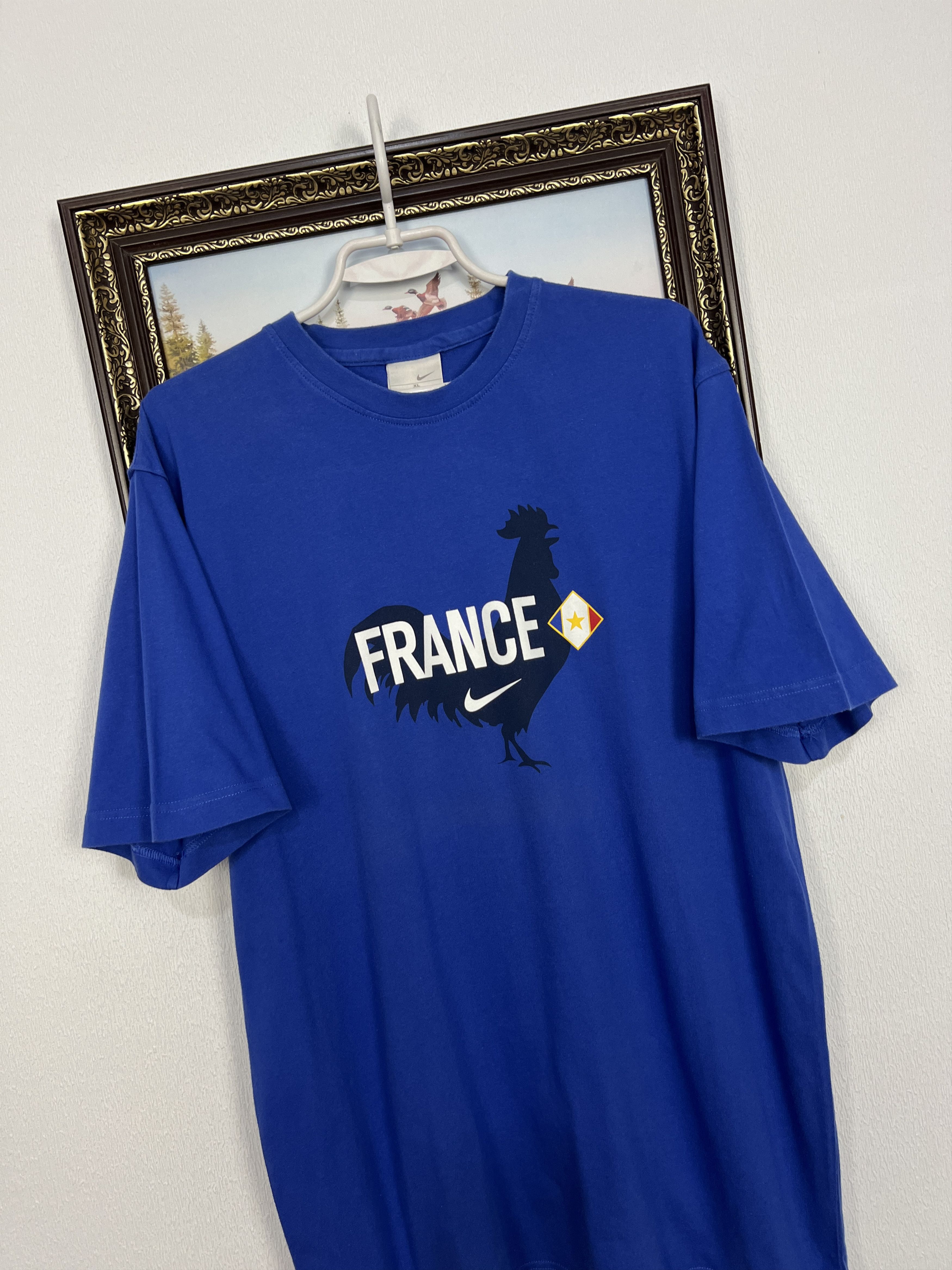 Nike Vintage Nike France Football Train Shirt #12 Henry Blue Size US XL / EU 56 / 4 - 4 Thumbnail